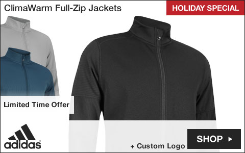 Adidas ClimaWarm Full-Zip Golf Jackets - HOLIDAY SPECIAL