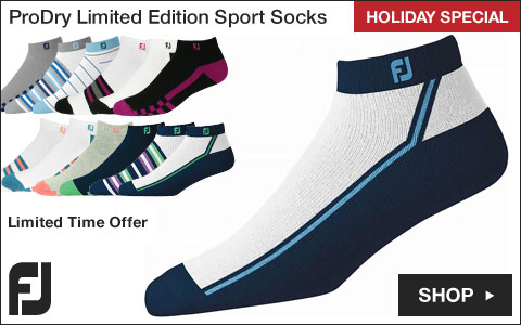 FJ 	ProDry Limited Edition Sport Golf Socks - Previous Season Style - HOLIDAY SPECIAL