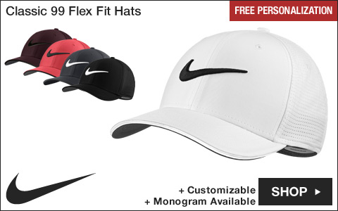 Nike Classic 99 Flex Fit Golf Hats - Free Personalization