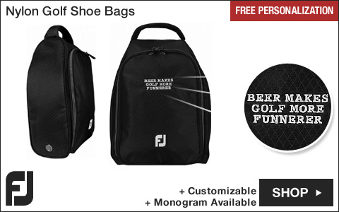 FJ Nylon Golf Shoe Bags - Free Personalization