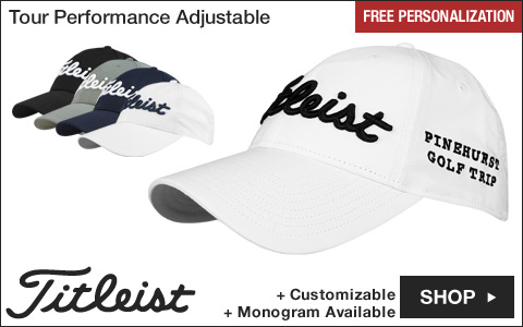 Titleist Tour Performance Adjustable Custom Golf Hats - Free Personalization