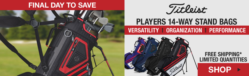 Titleist Players 14-Way Stand Golf Bags - HOLIDAY SPECIAL