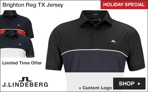 J.Lindeberg Brighton Reg TX Jersey Golf Shirts - HOLIDAY SPECIAL