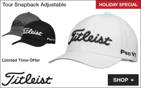 Titleist Tour Snapback Adjustable Golf Hats - HOLIDAY SPECIAL