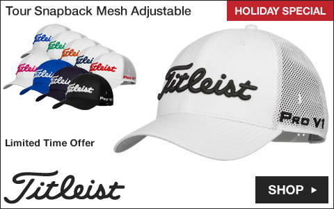 Titleist Tour Snapback Mesh Adjustable Golf Hats - HOLIDAY SPECIAL