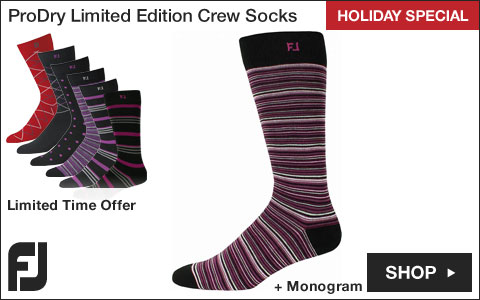 FJ ProDry Limited Edition Crew Golf Socks - HOLIDAY SPECIAL