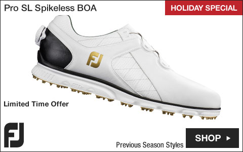 FJ Pro SL Spikeless Golf Shoes with BOA Lacing System - Previous Season Style - HOLIDAY SPECIAL