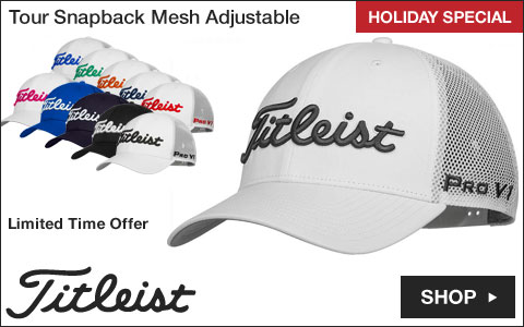 Titleist Tour Snapback Mesh Adjustable Golf Hats - HOLIDAY SPECIAL