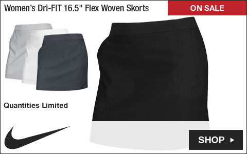 Nike Women's Dri-FIT 16.5inch Flex Woven Golf Skorts - ON SALE