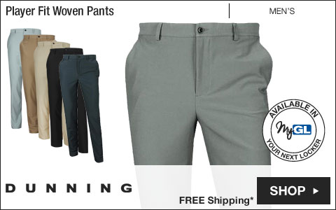 Dunning Player Fit Woven Golf Pants