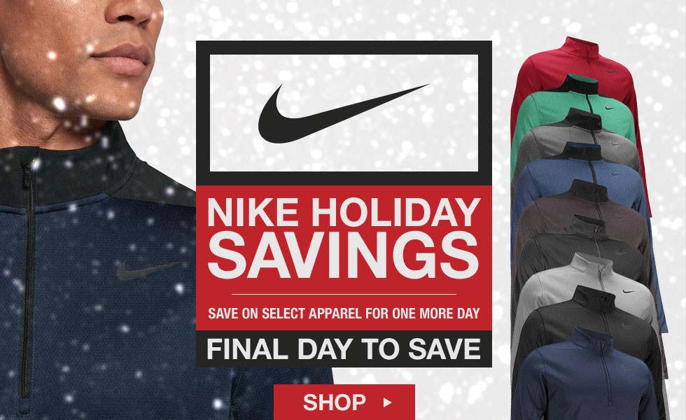 Select Nike Items On Sale for the Holidays - Limited Time Offer