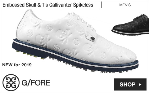 G/Fore Embossed Skull & T's Gallivanter Spikeless Golf Shoes