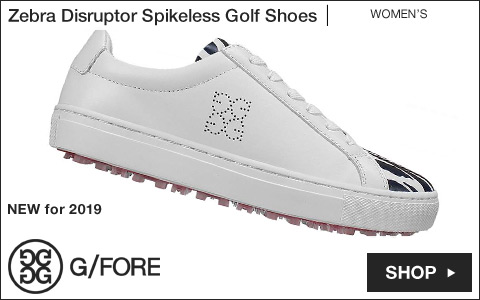 G/Fore Zebra Disruptor Women's Spikeless Golf Shoes