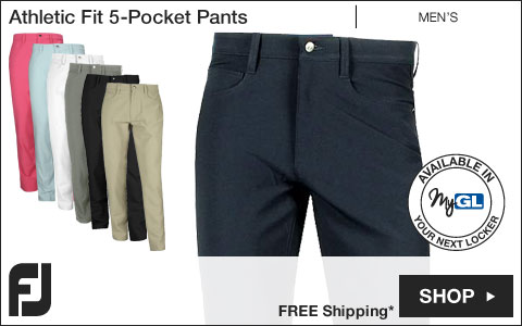 FJ Athletic Fit 5-Pocket Golf Pants