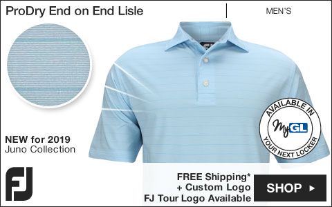 FJ ProDry End on End Lisle Golf Shirts - Juno Beach Collection - FJ Tour Logo Available