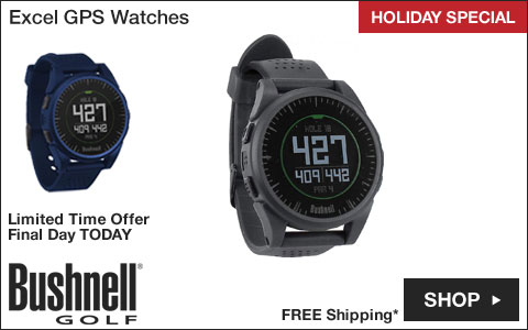 Bushnell Excel GPS Golf Watches - ON SALE