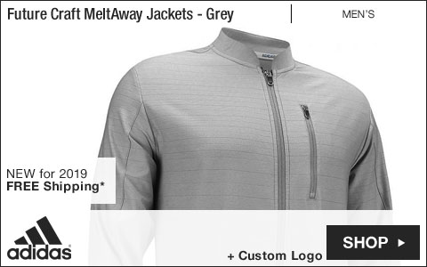 Adidas Future Craft MeltAway Full-Zip Golf Jackets - Grey