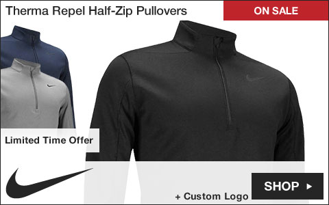 Nike Therma Repel Half-Zip Golf Pullovers - ON SALE