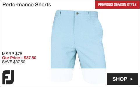 FJ Performance Golf Shorts - Previous Season Style