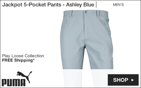 Puma Jackpot 5-Pocket Golf Pants - Ashley Blue - Play Loose Collection