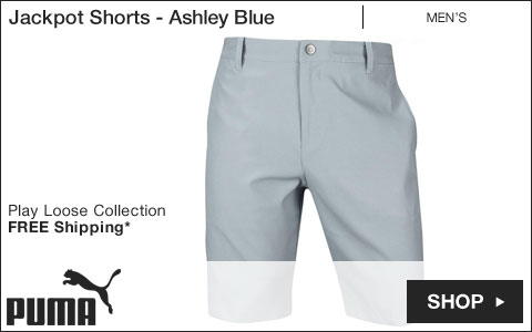 Puma 	Jackpot Golf Shorts - Ashley Blue - Play Loose Collection