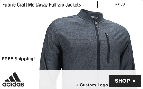 Adidas Future Craft MeltAway Full-Zip Golf Jackets - Collegiate Navy