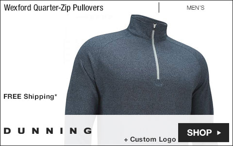 Dunning Wexford Quarter-Zip Golf Pullovers