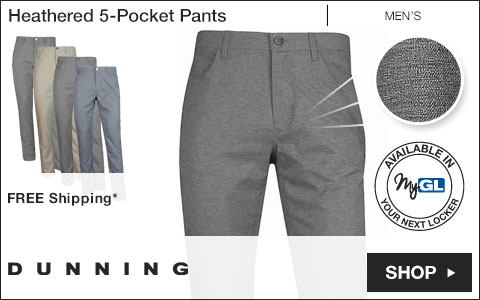 Dunning Heathered 5-Pocket Golf Pants