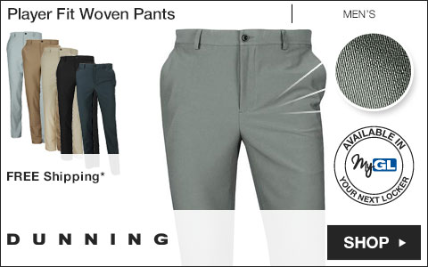 Dunning Player Fit Woven Golf Pants