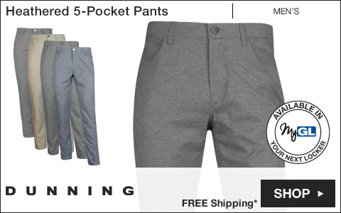 Dunning Heathered 5-Pocket Golf Pants