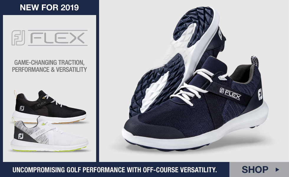 New for 2019 - FJ Flex Spikeless Golf Shoes