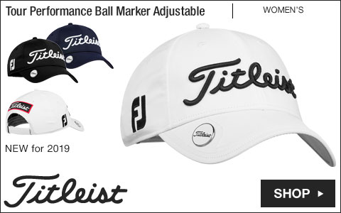 Titleist Women's Tour Performance Ball Marker Adjustable Golf Hats