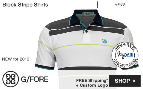 G/Fore Block Stripe Golf Shirts