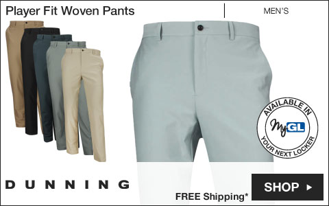 Dunning Player Fit Woven Golf Pants