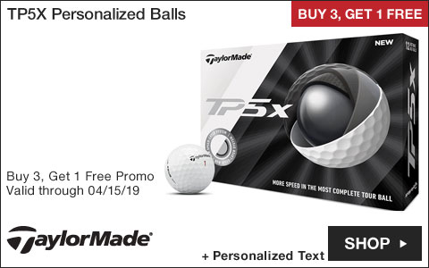 TaylorMade TP5x Personalized Golf Balls - Buy 3, Get 1 Free