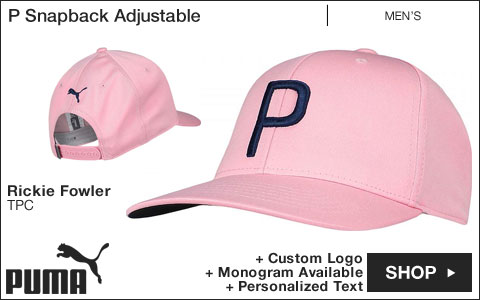 PUMA P Snapback Adjustable Golf Hats - Rickie Fowler TPC