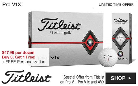 Titleist Pro V1X Personalized Golf Balls - Buy 3, Get 1 Free