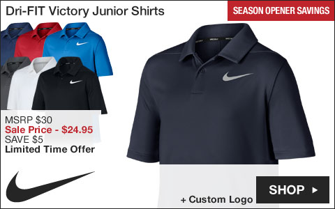 Nike Dri-FIT Victory Junior Golf Shirts