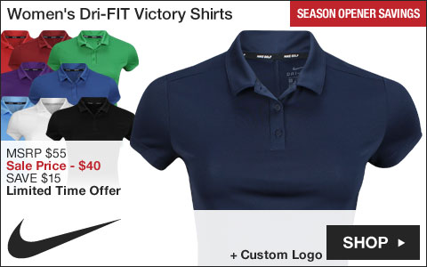 Nike 	Women's Dri-FIT Victory Golf Shirts