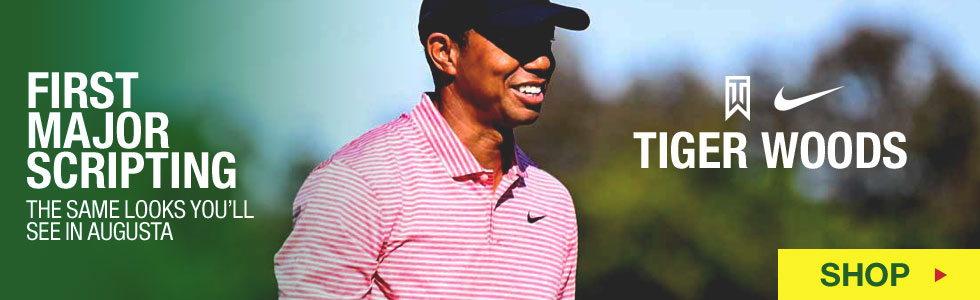 First Major Apparel Scriping - Tiger Woods - Nike Golf