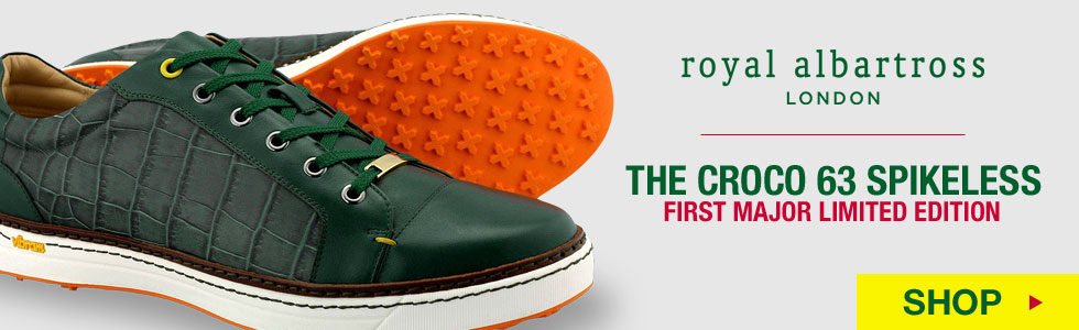 Royal Albartross The Croco 63 Spikeless Golf Shoes - First Major Limited Edition