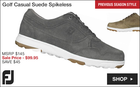 FJ Golf Casual Suede Spikeless Golf Shoes - Previous Season Shoe Style