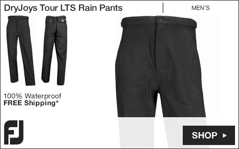 FJ DryJoys Tour LTS Golf Rain Pants