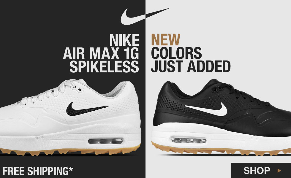 Nike Air Max 1 G Spikeless Golf Shoes - New Colors Just Added