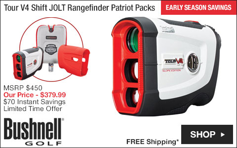 Bushnell Tour V4 Shift JOLT Golf Rangefinder Patriot Packs - ON SALE