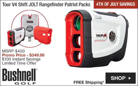 Bushnell Tour V4 Shift JOLT Golf Rangefinder Patriot Packs - ON SALE