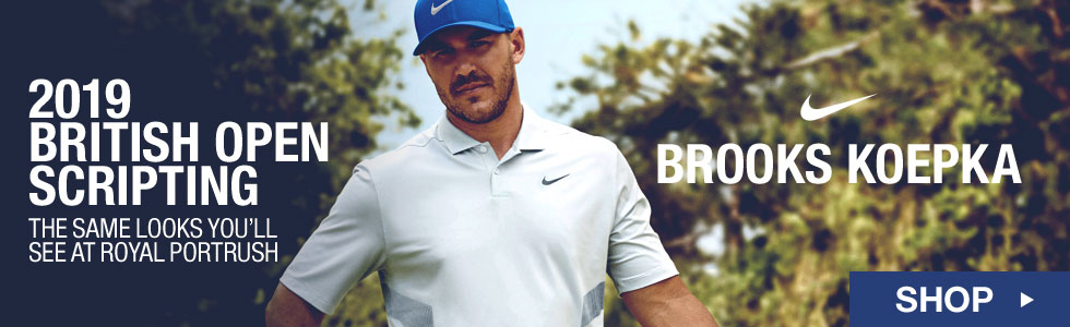 2019 British Open Scripting Golf Apparel - Brooks Koepka