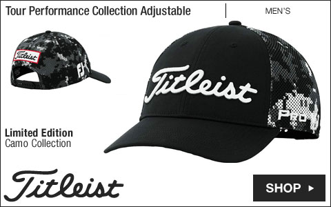 Titleist Tour Performance Collection Adjustable Golf Hats - Limited Edition Camo