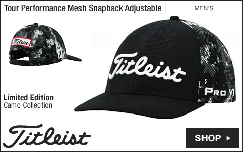 Titleist Tour Performance Mesh Snapback Adjustable Golf Hats - Limited Edition Camo