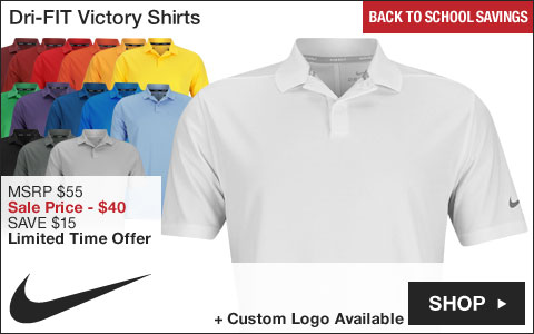 Nike Dri-FIT Victory Golf Shirts